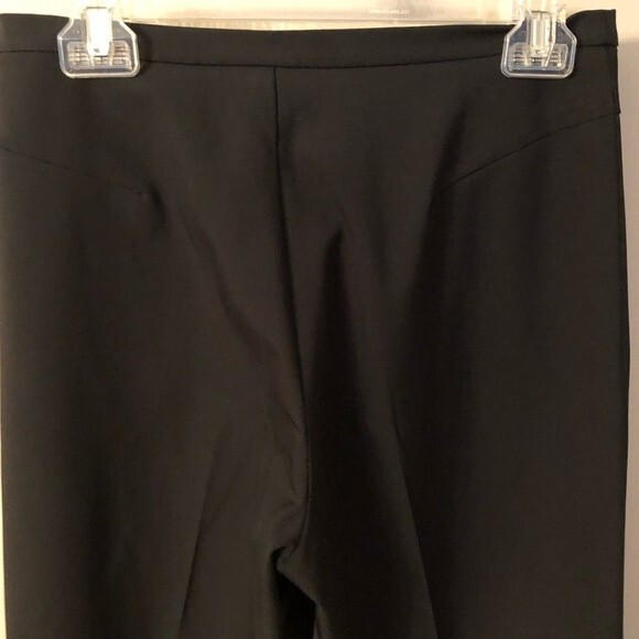 VINTAGE SIGNE PARIS 8 BLACK HIGH WAISTED SIDE ZIP FORMAL DRESS TAPERED PANTS - Picture 3 of 10